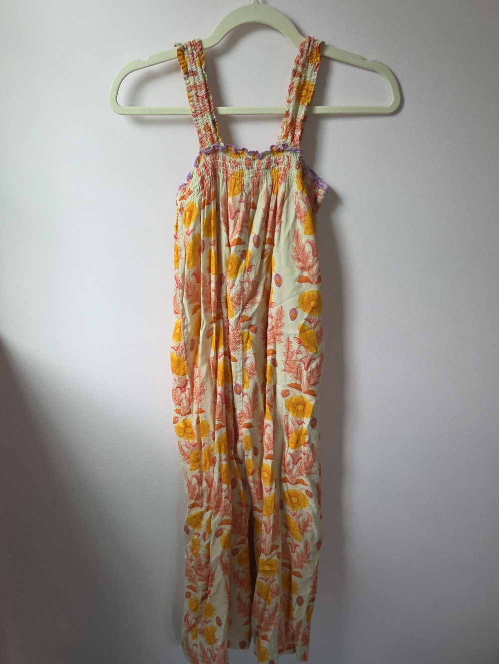Girls Pink Chicken Eleven Romper